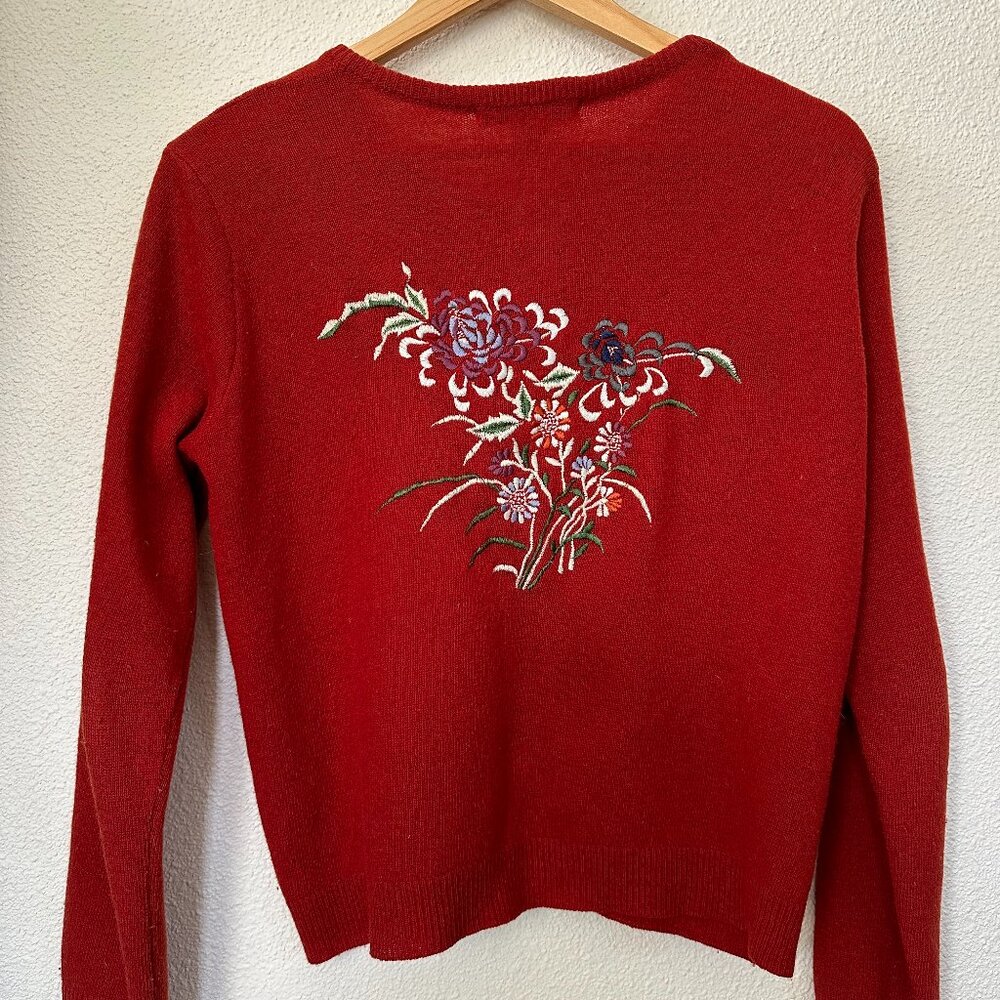 Vintage Free People Embroidered Sweater